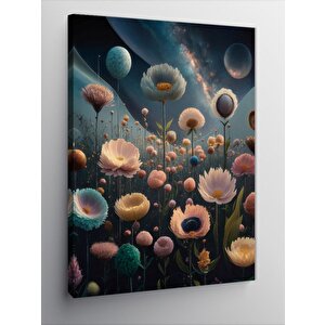 Kanvas Tablo Renkli Çiçekler 100x140 cm