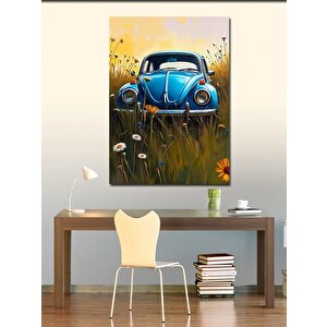Kanvas Tablo Papatya İçindeki Vosvos 70x100 cm