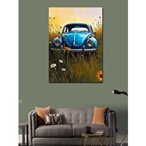 Kanvas Tablo Papatya İçindeki Vosvos 70x100 cm