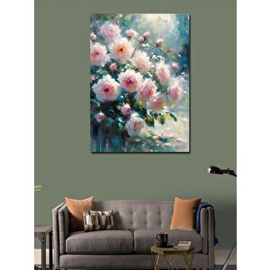 Kanvas Tablo Pembe Çiçekler 100x140 cm
