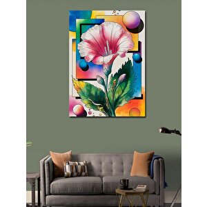 Kanvas Tablo Renkli Çiçek Sanatı 70x100 cm
