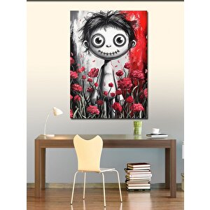 Kanvas Tablo Papatya Tarlasında Çocuk 100x140 cm