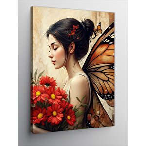 Kanvas Tablo Çiçek Perisi 100x140 cm