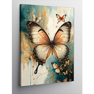 Kanvas Tablo Kelebek Büyüsü 100x140 cm