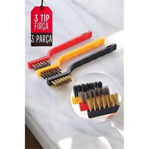 Transformacion Mutfak Fırça Seti 3 Değişik Uçlu 720639