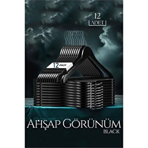 Transformacion Siyah Ahşap Görünüm 12 Li Askı Seti Schönbuch Design 719134