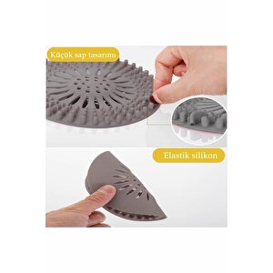 Süzgeçli Silikon Lavabo Ve Küvet Tıkacı Yuvarlak Lavabo Tıkacı Süzgeç Banyo Tıpa Banyo Süzgeç