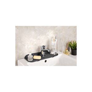 Su Tutucu Musluk Mat Lavabo Için Silikon Esnek Musluk Tutucu Raf Mutfak Tezgahı Koruma
