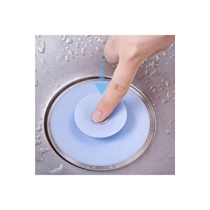Lavabo Tıpası Ve Süzgeç Silikon Lavabo Süzgeci Tıkanma Önleyici