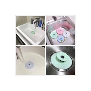 Lavabo Tıpası Ve Süzgeç Silikon Lavabo Süzgeci Tıkanma Önleyici