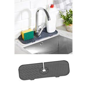 Musluk Lavabo Matı, Mutfak Banyo Batarya Su Tutucu Koruyucu Bulaşık Süngeri Matı