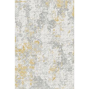 Halı Verona 1024 Sarı Serisi Akrilik Salon Oturma Yatak Odası Halısı 160x230 cm