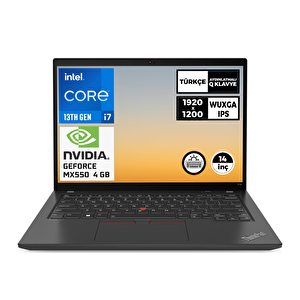 Thinkpad T14 Gen 4 I7-1370p 32gb 4tb Ssd 4gb Mx550 14" Wuxga Freedos taşınabilir Bilgisayar 21hd00ectx 004