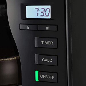 Look V Timer Zaman Ayarlı Filtre Kahve Makinesi Siyah