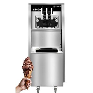 Pro Silver Soft Dondurma Makinesi (üç Kollu)