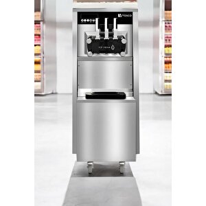 Pro Silver Soft Dondurma Makinesi (üç Kollu)