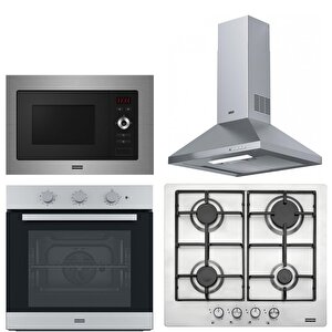 Inox Ankastre Set (fdl 6165 Xs-fsl 82 H Xs-fhnl 604 4g Xs E-fsl 20 Mw Xs)