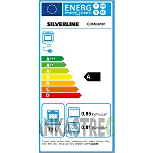 Silverline Bo6503w01 - Cs5365w01 Beyaz Cam Ankastre Set