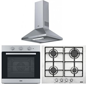 Inox Ankastre Set (fdl 6165 Xs-fsl 82 H Xs-fhnl 604 4g Xs E)