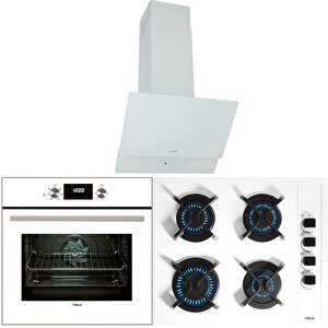Ankastre Set Beyaz ( Hak 625 Wh - Atv 60 Wh- Gbc 64002 Kbc Wh)