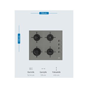 Beko Bde 6040 G Bfc 330 G Bocd T 6011 Eg - 3’lü Ankastre Set (fırın + Ocak + Davlumbaz)