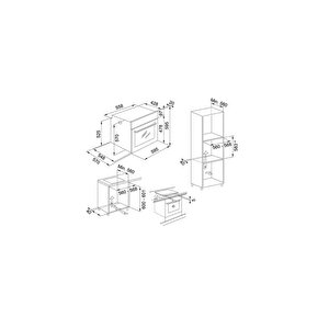 Franke Ankastre Set (fpj 615 V Bk/ss Davlumbaz - Fsl 86 H Bk Fırın - Fhng 604 4g Tc Bk C Ocak)
