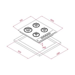 Teka Ankastre Set Gri ( Hak 625 St-atv 60 Pro St -gbe 64002 Kbc St )