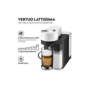 Gdv5-eu-wh-ne Vertuo Latissima Kahve Makinesi,beyaz