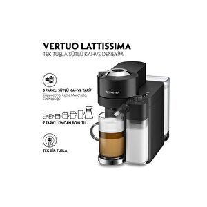 Gdv5-eu-bk-ne Vertuo Latissima Kahve Makinesi,siyah
