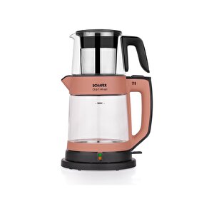 Cam Çay Makinesi Rosegold Renk