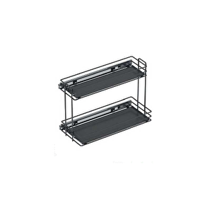 Ahşap Tablalı Yandan Tls.raylı Deterjanlık - 16 Cm (fr.)-antrasit