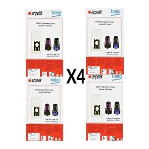 4 Paket 20 Adet Trb 2174 Süpürge Modeli Toz Torbası