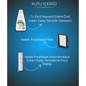 Crosswave Hydrosteam Pet Select Buharlı Dikey Süpürme Ve Silme Makinesi