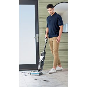 Crosswave Hf3 Cordless Pro Yüksek Vakumlu Kablosuz Sert Zemin Süpürme Ve Silme Makinesi