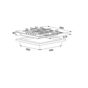Ocak New Linear Fhnl 705 4g Tc Xs E İnox