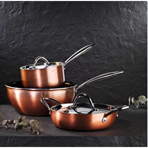Copperfield 22 Cm Basık Seramik Tencere Cpf160