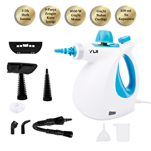 Nv602 Mini Steam Cleaner Çok Fonksiyonlu 9 Parça Buharlı Temizlik Makinesi -buharlı Temizleyici