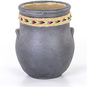 Küp Beton Saksı 15x24.5 Cm