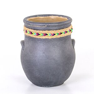 Küp Beton Saksı 12x20.5 Cm