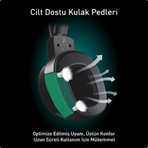 7.1 Virtual Surround Rgb Profesyonel Oyuncu Kulaklığı (fc8100b)