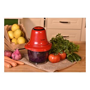 Bambum Rondo 600 W Doğrayıcı Parçalayıcı Kırmızı Renk