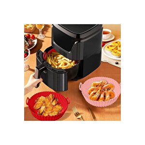 2 Adet Airfryer Silikon Pişirme Kalıbı - Hava Fritözü -airfryer Aksesuar - Tüm Airfryer'lara Uyumlu