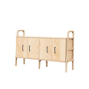 Astre Masif Ahşap, Dolap Ve Konsol, 140x90, Natural Renk, Cpt4709-140