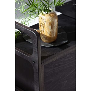 Black Ahşap, 100x90, Dolap Ve Pikap Standı, Siyah Renk, Cpt4689-100