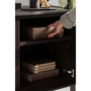 Black Ahşap, 100x90, Dolap Ve Pikap Standı, Siyah Renk, Cpt4689-100