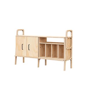 Vetro Masif Ahşap, Dolap Ve Konsol, 140x90, Natural Renk, Cpt4702-140