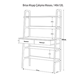 Brise Ahşap, Dolap Ve Konsol, 140x90, Tik Renk, Cpt4688-140