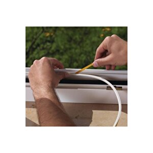 Kalın Kapı Pencere Izolasyon Bandı Fitili 2.80x2=5.60 Metre (beyaz)
