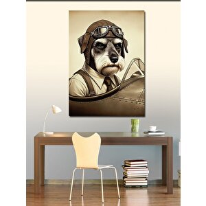 Kanvas Tablo Uçuş Gözlüklü Köpek