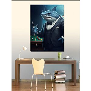 Kanvas Tablo Şık Köpekbalığı 70x100 cm